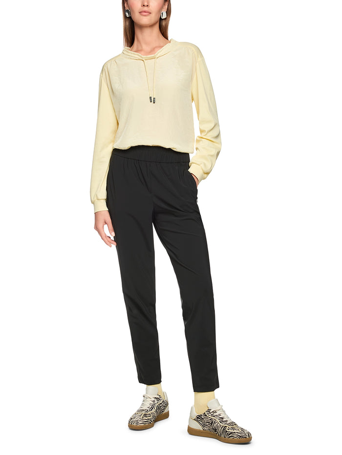 Marc Cain Rethink Together RHODOS trousers in Black AS 81.12 J40 - Pre Order June Delivery