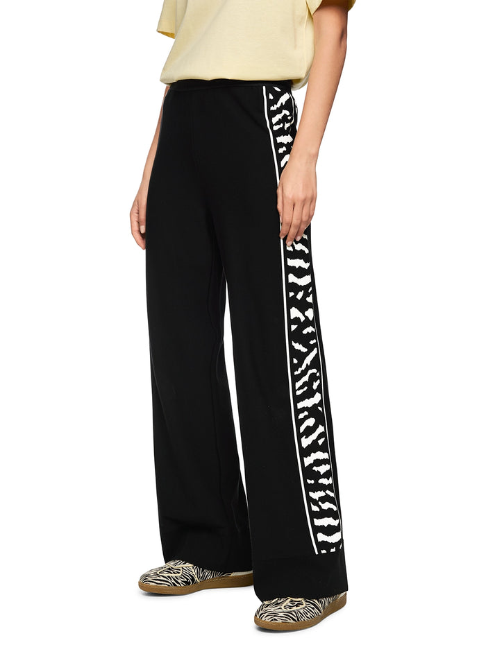 Marc Cain Rethink Together WELKOM trousers in Black AS 81.25 M09 - Pre Order June Delivery