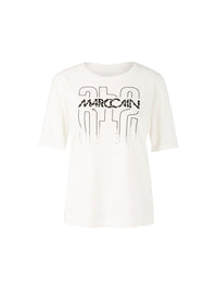 MarcCain T-shirt with Appliqué VS 48.08 J69