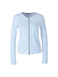 MarcCain Zipped Jacket with round neck VS 31.12 J55
