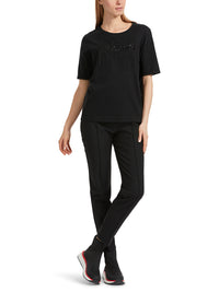 MarcCain T-shirt with Appliqué VS 48.08 J69