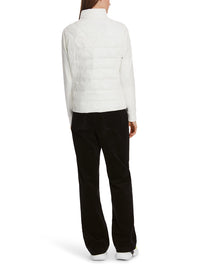 MarcCain Jacket with Rethink together quilting in Off White XS 31.06 W33
