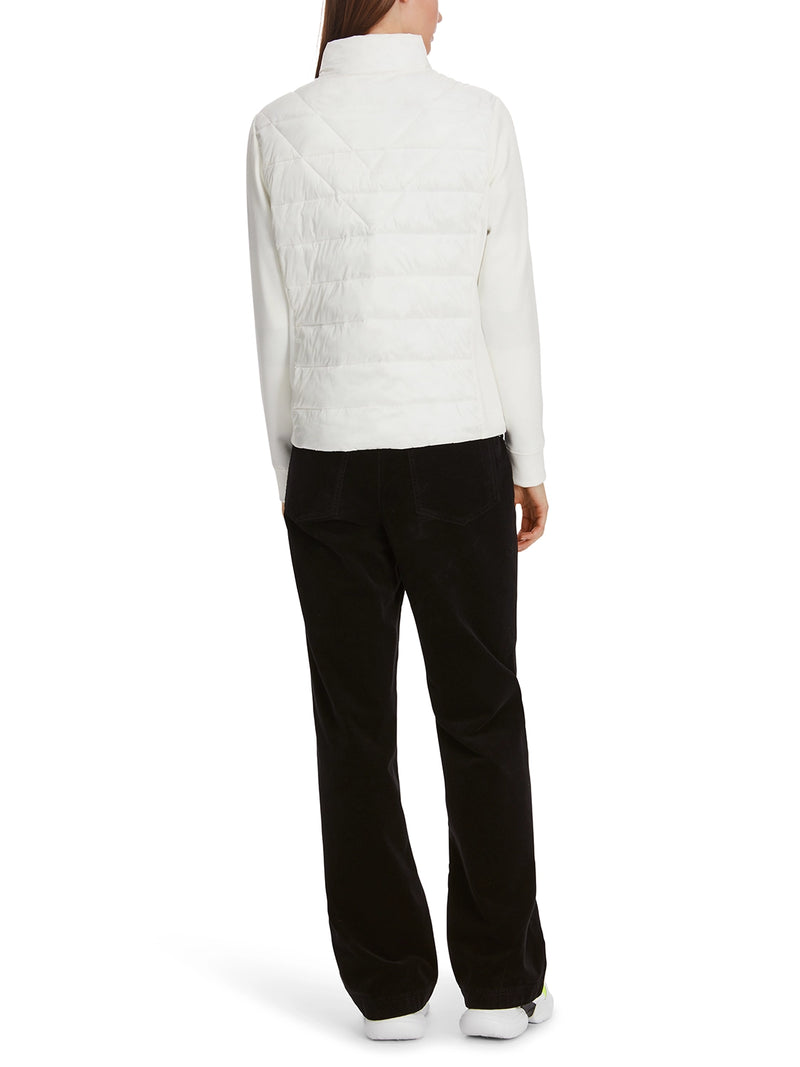 MarcCain Jacket with Rethink together quilting in Off White XS 31.06 W33