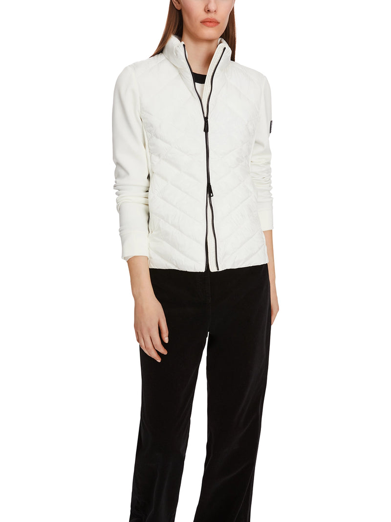 MarcCain Jacket with Rethink together quilting in Off White XS 31.06 W33