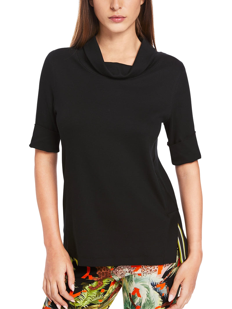 MarcCain T-shirt in cotton rib XS 48.24 J55