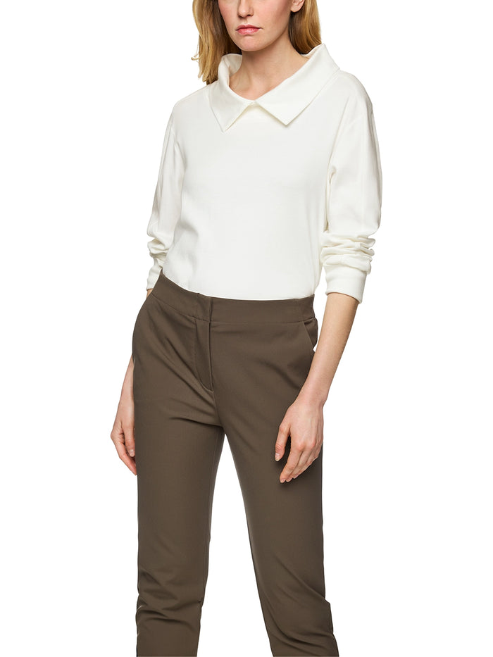 Marc Cain Long-sleeved top with round neck ZS 48.17 J55 - Pre-Order November Delivery