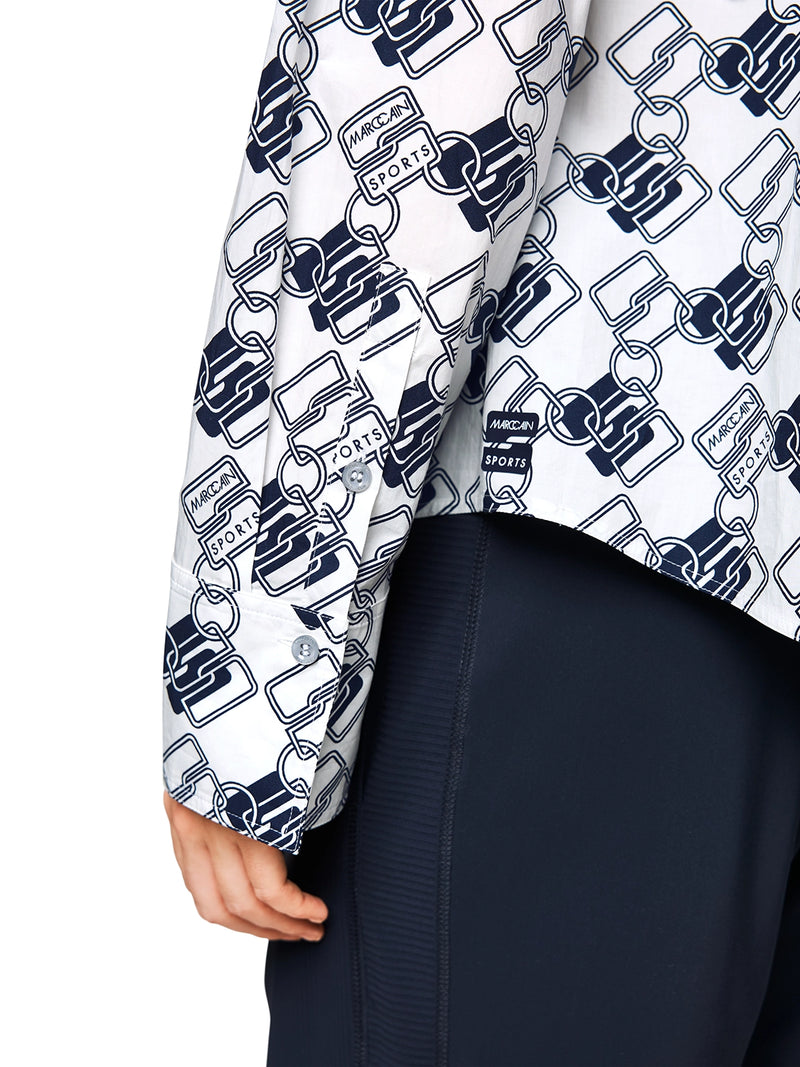 Marc Cain Printed blouse ZS 51.06 W82 - Pre-Order November Delivery