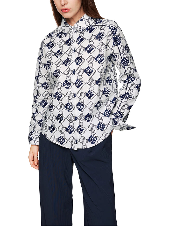 Marc Cain Printed blouse ZS 51.06 W82 - Pre-Order November Delivery