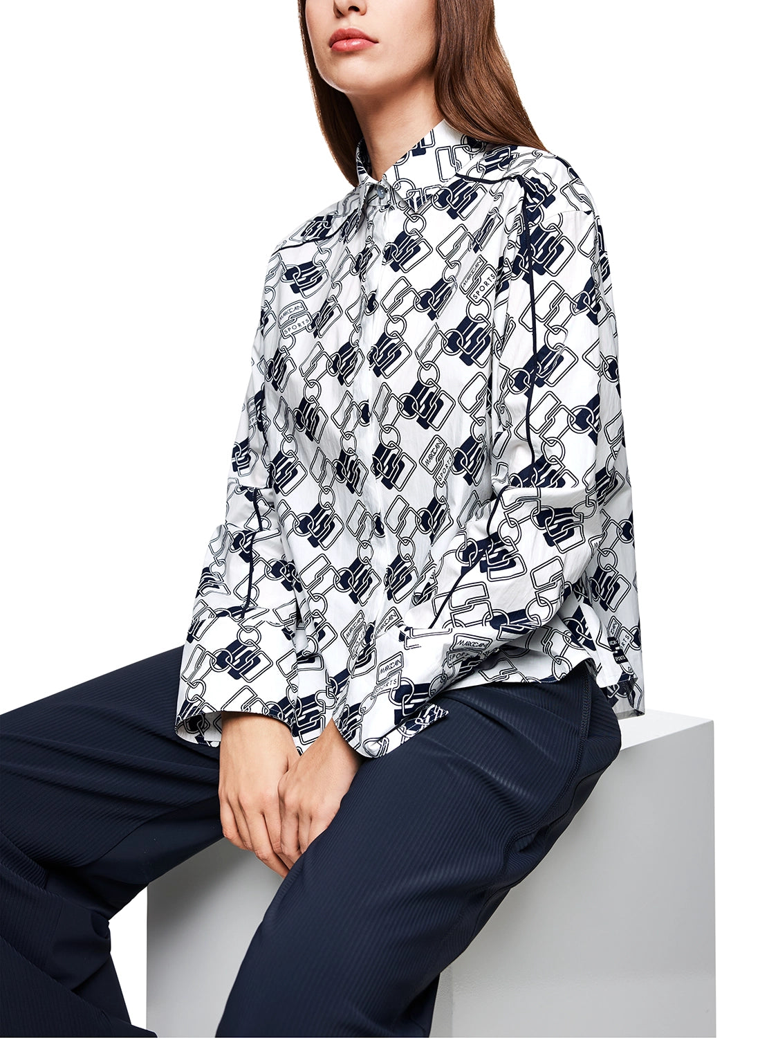 Marc Cain Printed blouse ZS 51.06 W82 - Pre-Order November Delivery