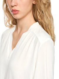 Marc Cain Blouse shirt in a mix of materials ZS 55.04 J57 - Pre-Order November Delivery