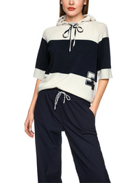Marc Cain Hooded jumper with cashmere ZS 41.06 M52 - Pre-Order November Delivery