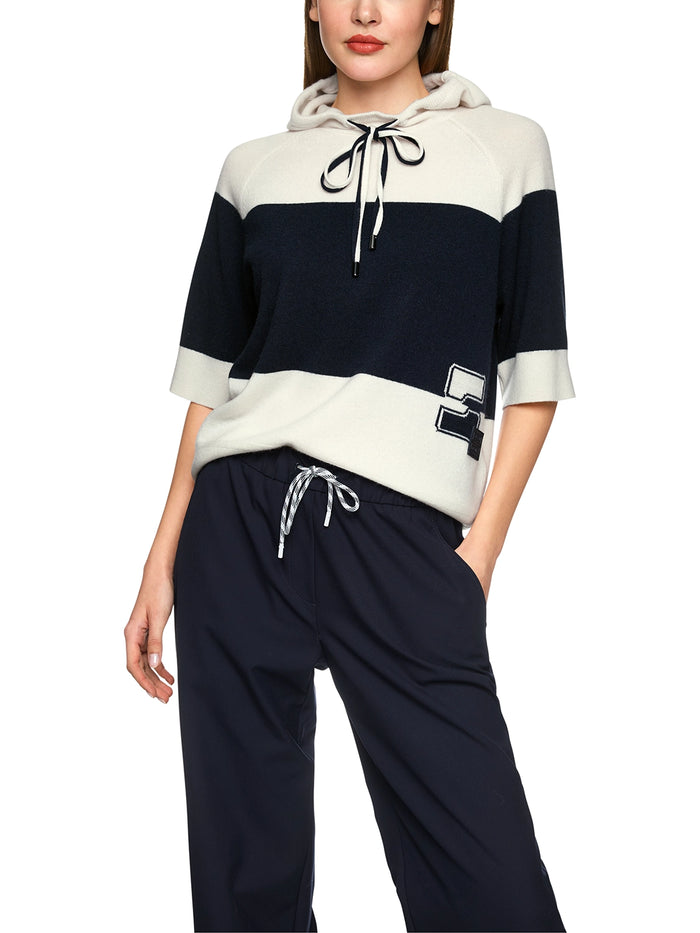 Marc Cain Hooded jumper with cashmere ZS 41.06 M52 - Pre-Order November Delivery