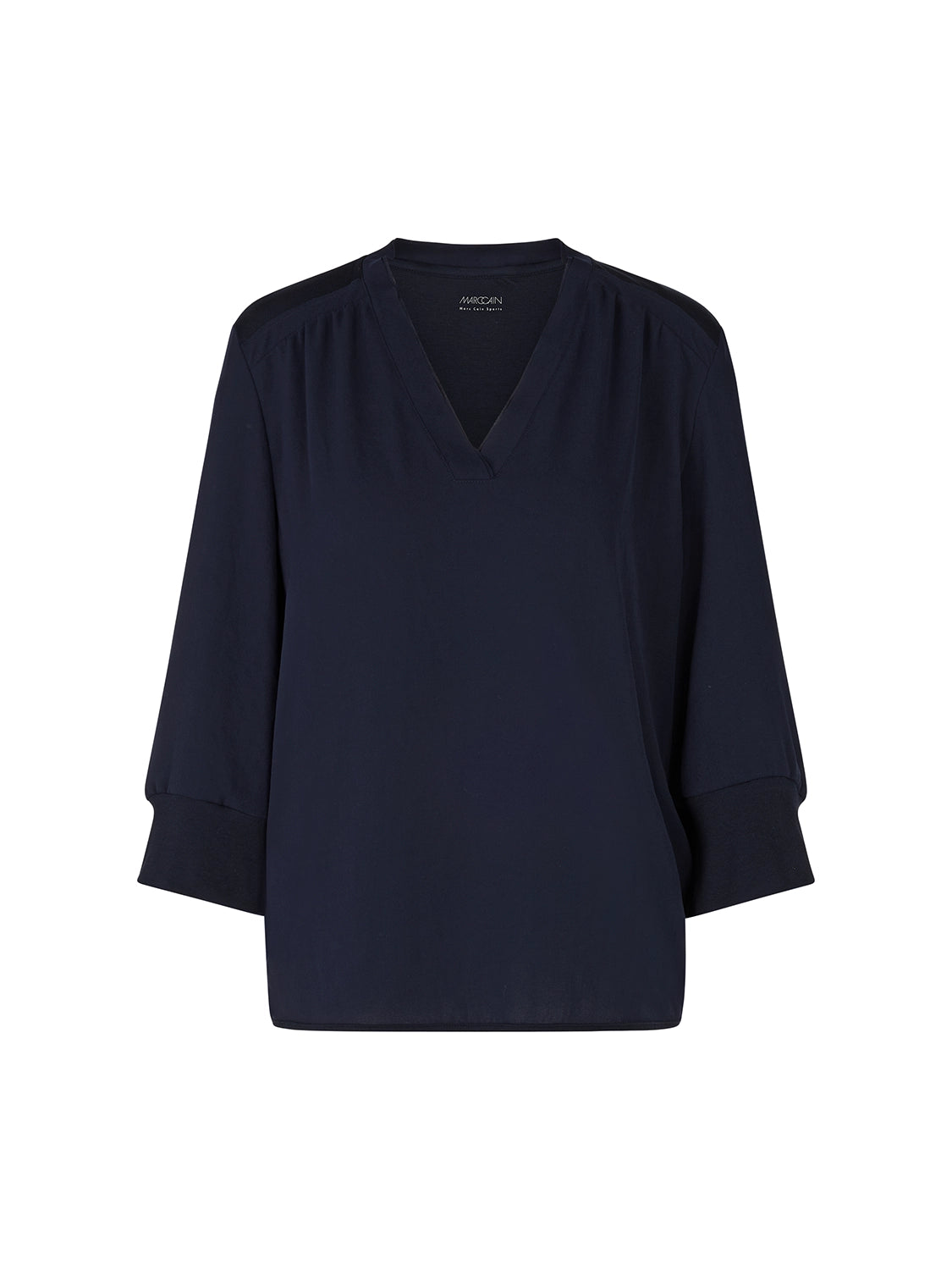 Marc Cain Blouse shirt in a mix of materials ZS 55.04 J57 - Pre-Order November Delivery
