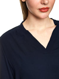 Marc Cain Blouse shirt in a mix of materials ZS 55.04 J57 - Pre-Order November Delivery