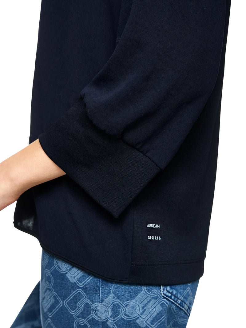 Marc Cain Blouse shirt in a mix of materials ZS 55.04 J57 - Pre-Order November Delivery
