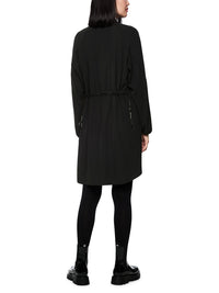 Marc Cain Dress with zip and gathered detail in Black  ZS 21.23 W48