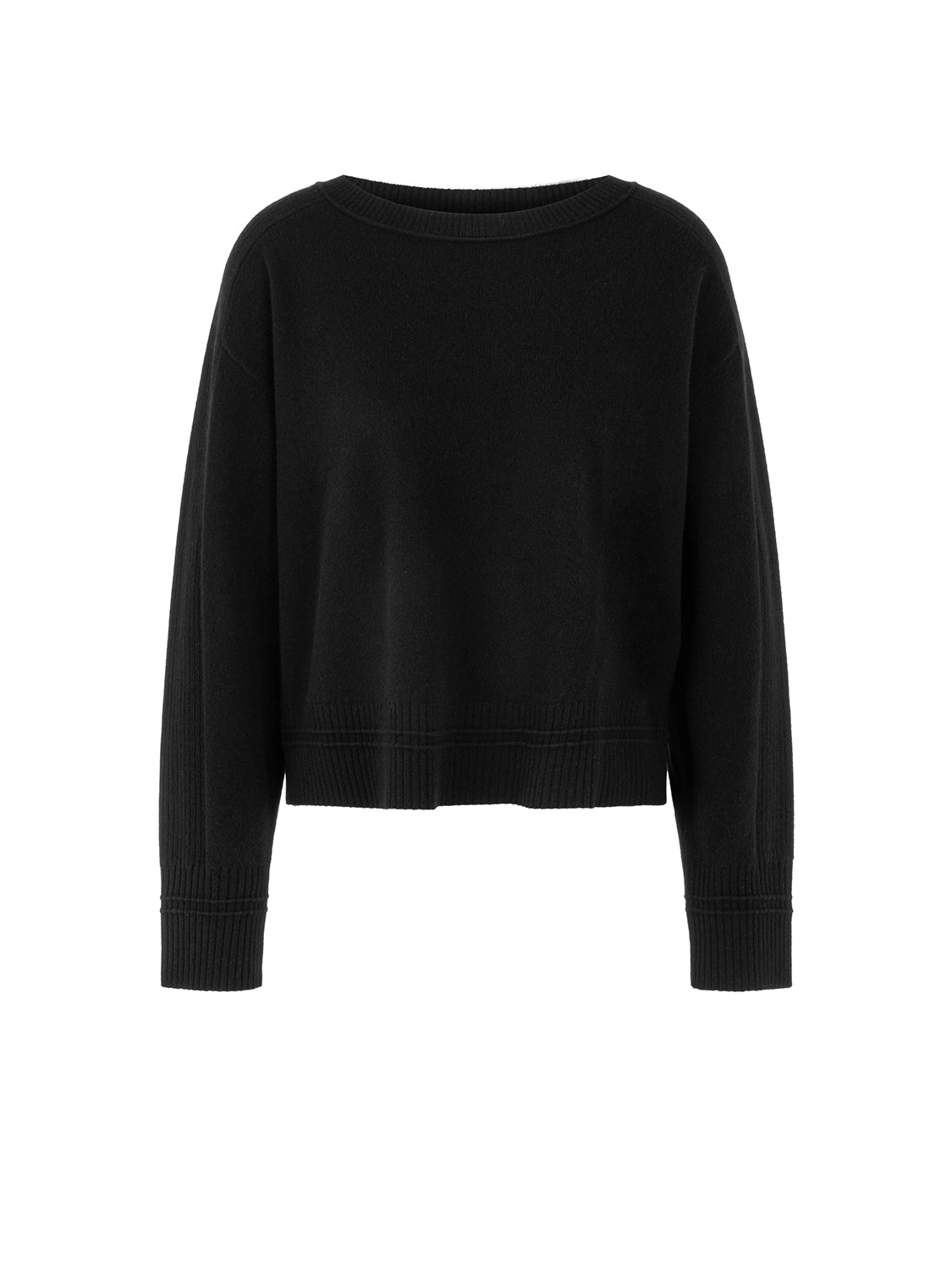 Marc Cain New wool and cashmere jumper in Black ZS 41.33 M63