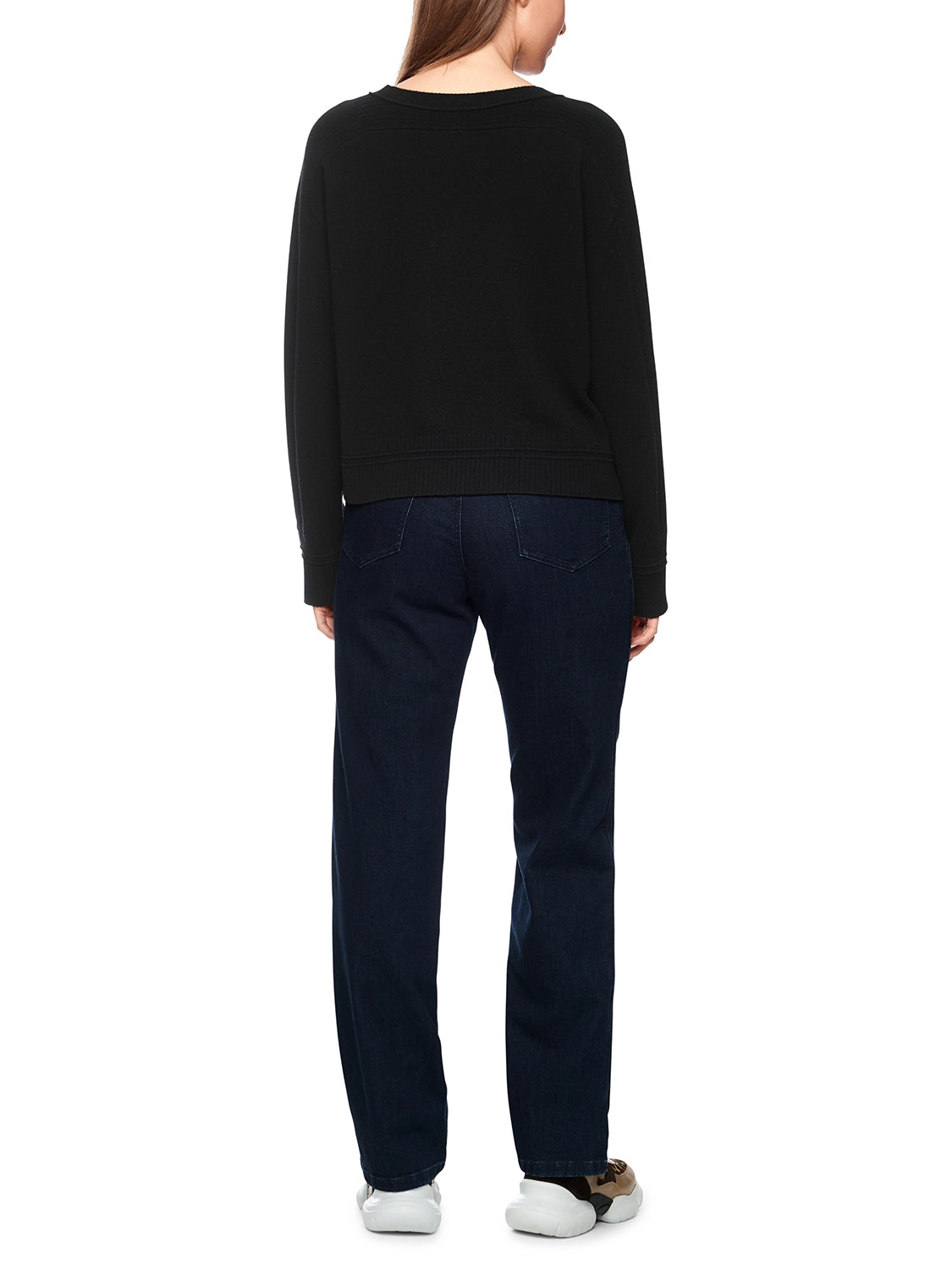 Marc Cain New wool and cashmere jumper in Black ZS 41.33 M63