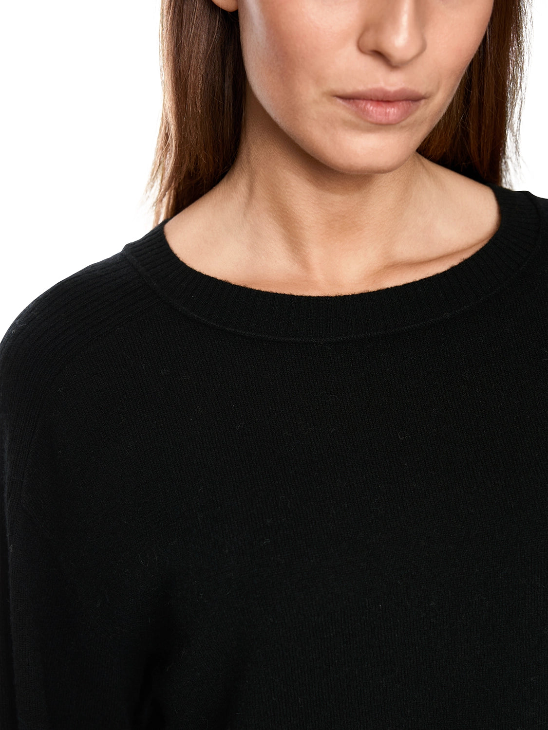 Marc Cain New wool and cashmere jumper in Black ZS 41.33 M63