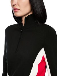 Marc Cain Rethink Together jersey knit jumper in Black ZS 41.40 M58