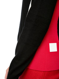 Marc Cain Rethink Together jersey knit jumper in Black ZS 41.40 M58