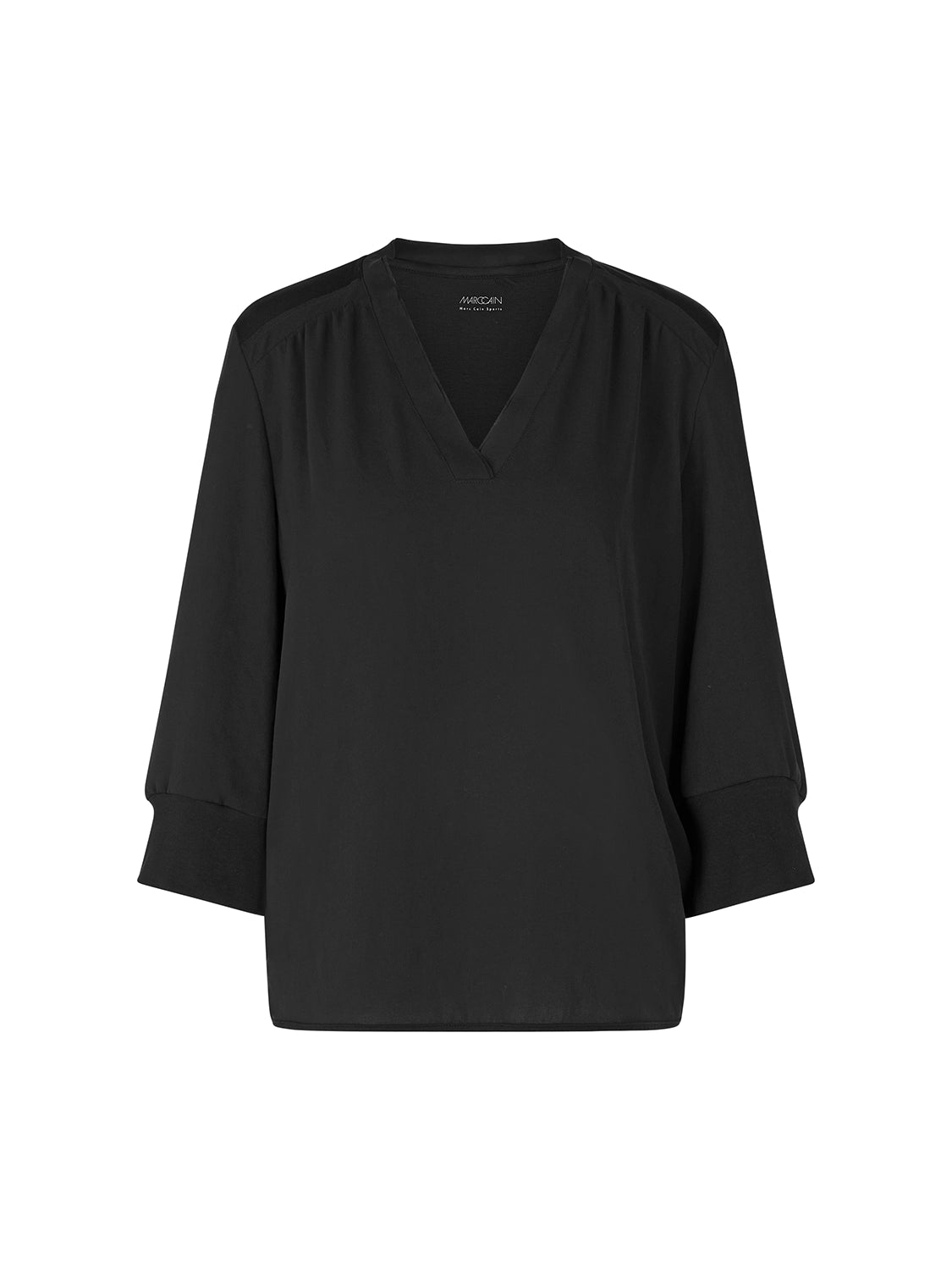 Marc Cain Blouse shirt in a mix of materials ZS 55.04 J57 - Pre-Order November Delivery