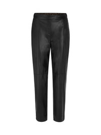 Marc Cain RANCHI faux leather trousers in Black ZS 81.45 J58