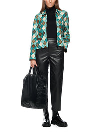 Marc Cain RANCHI faux leather trousers in Black ZS 81.45 J58