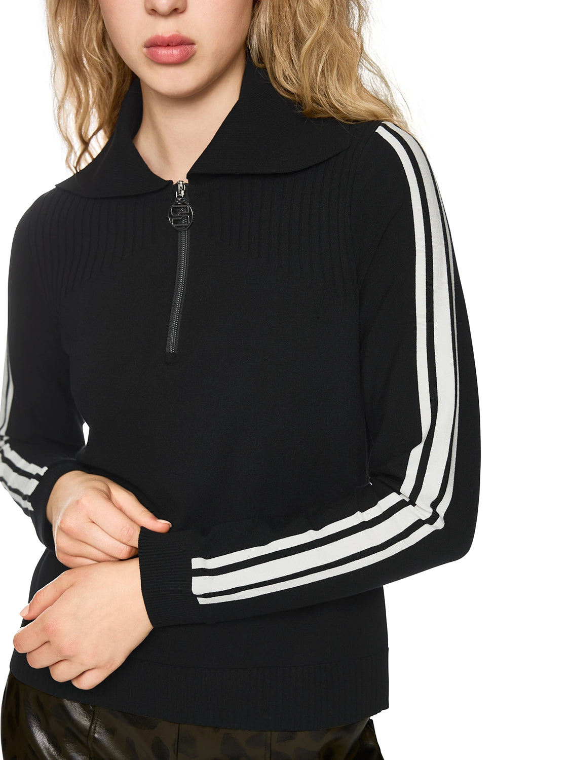 Marc Cain Knitted in Germany half-zip jumper ZS 41.16 M09 - Pre-Order November Delivery