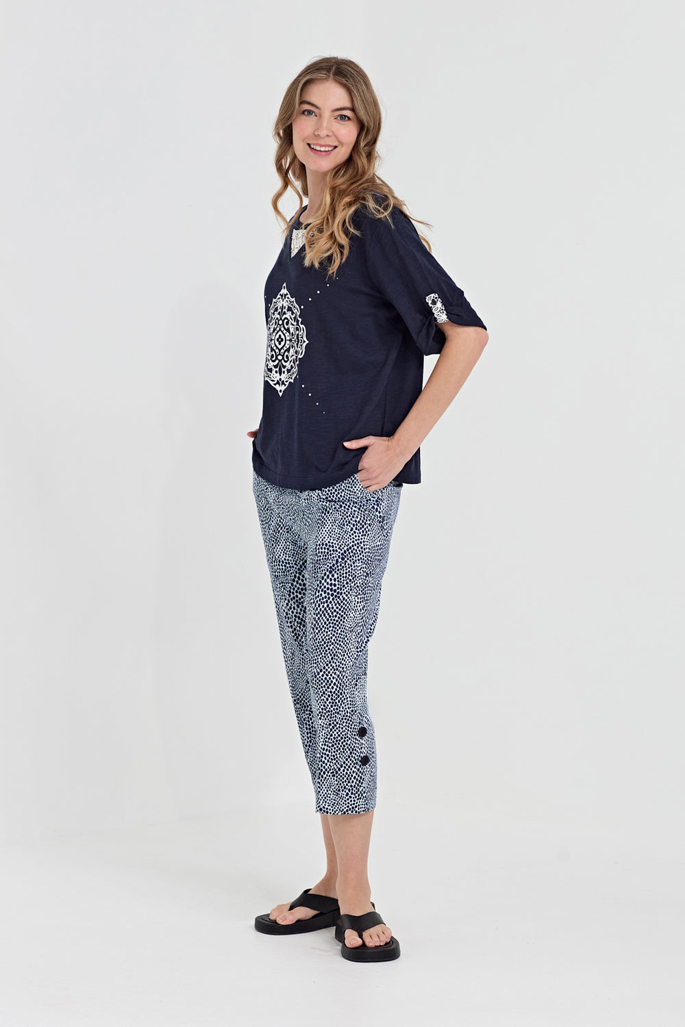 Verge Acrobat Dot Short in Print 1428LW