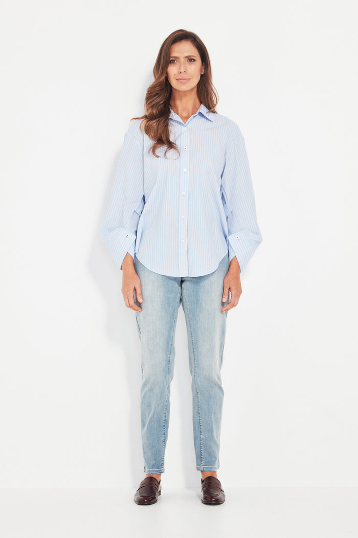 Verge Melville Shirt in Stripe 9896BR