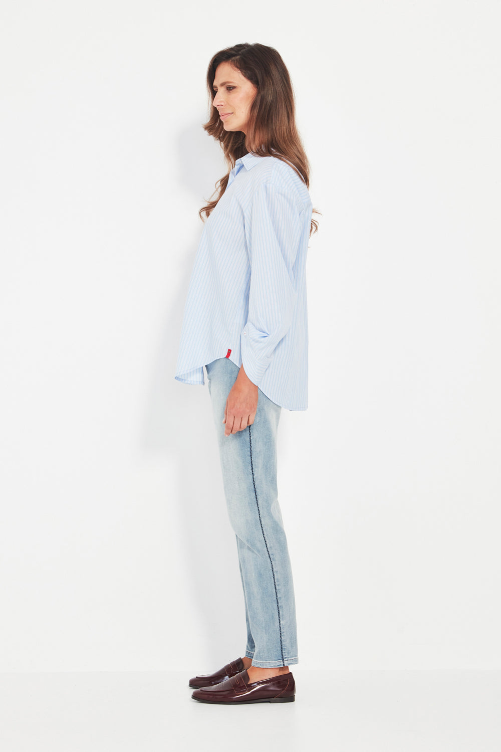 Verge Melville Shirt in Stripe 9896BR