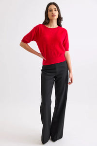 Mia Fratino Birdie Tee in Scarlet 25393