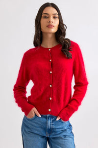 Mia Fratino Sierra Cardi in Scarlet 25902