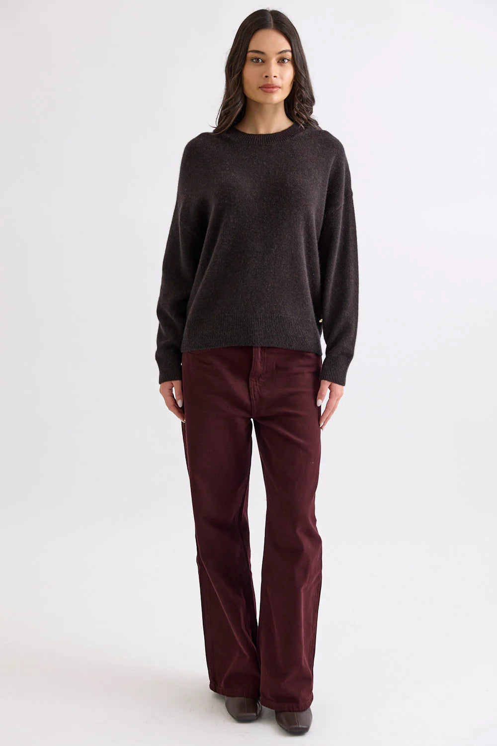 Mia Fratino Hunter Crewneck in Earth 25927