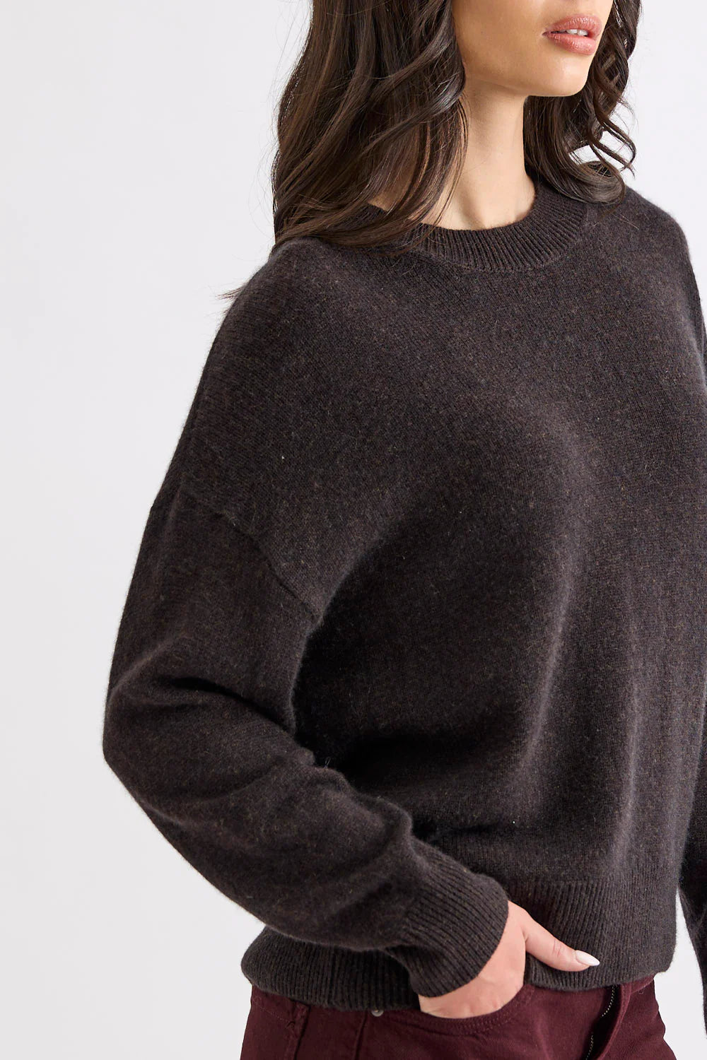 Mia Fratino Hunter Crewneck in Earth 25927