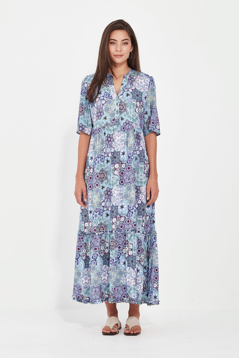 Verge Mystery Dress in Blue 9964BR