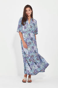 Verge Mystery Dress in Blue 9964BR