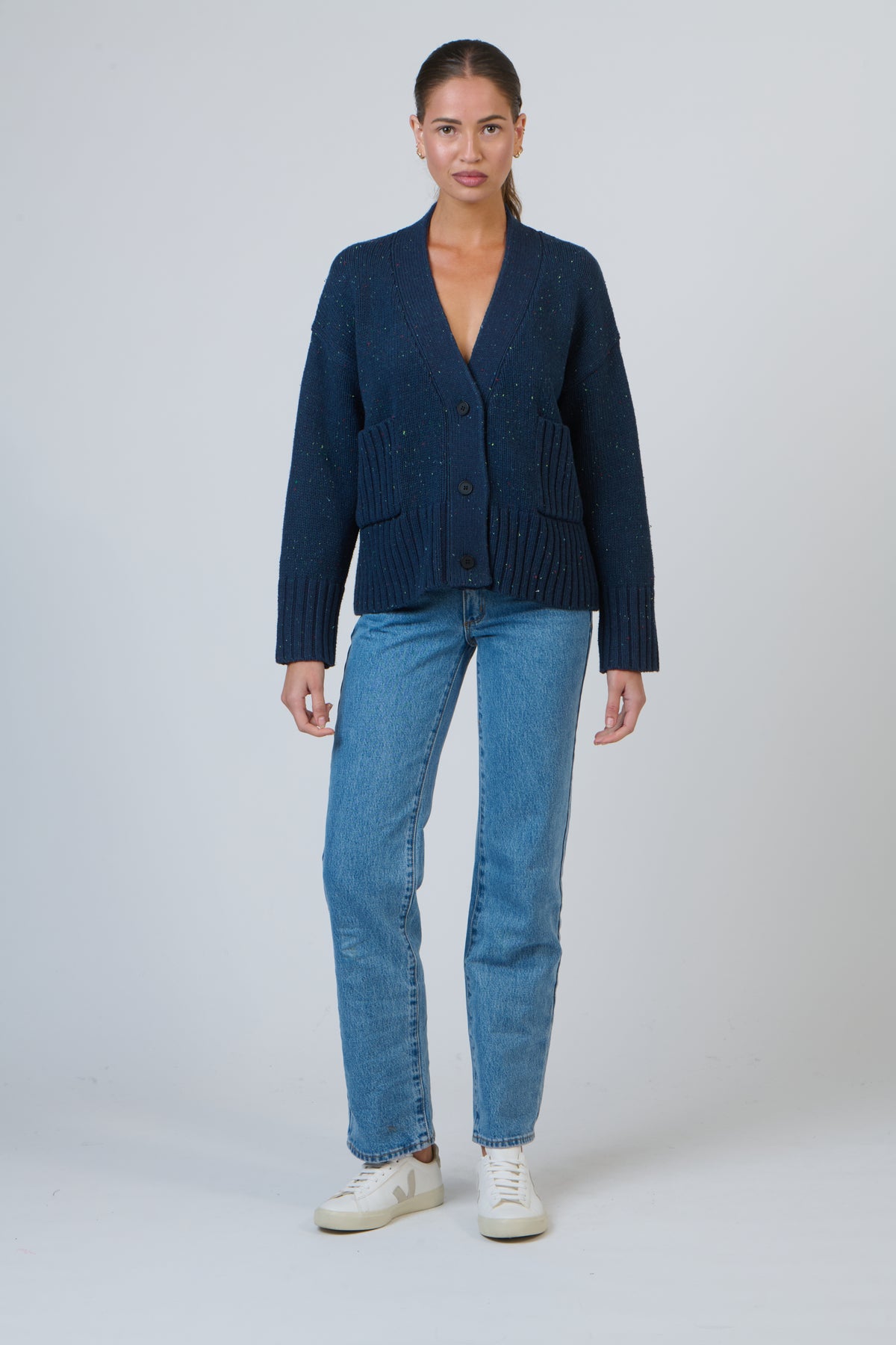 Namastai Rib Knit in Navy NAM-W21