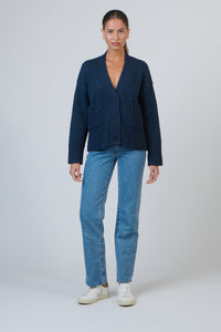 Namastai Rib Knit in Navy NAM-W21