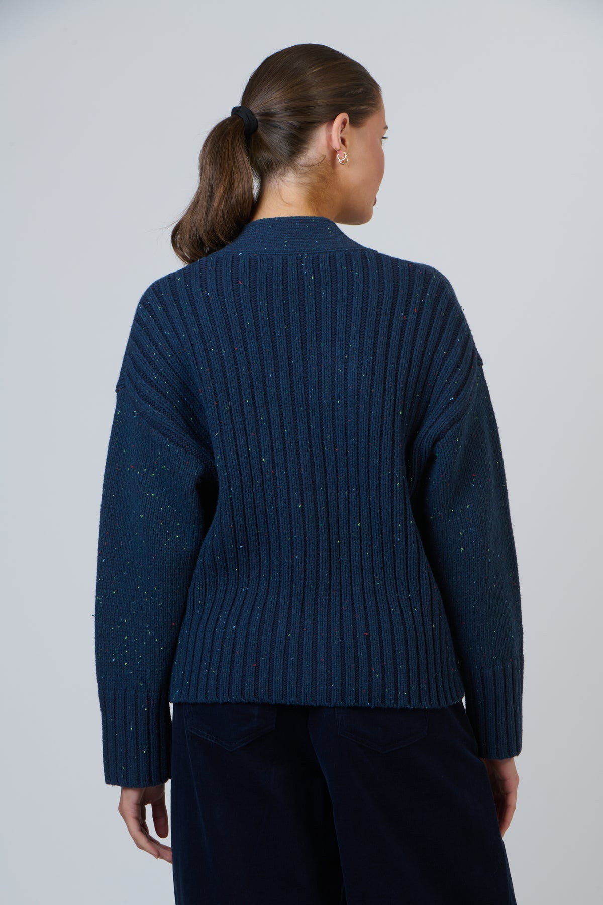 Namastai Rib Knit in Navy NAM-W21