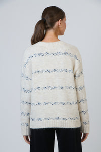 Namastai Speckled Knit Jumper in Salt NAM-W30