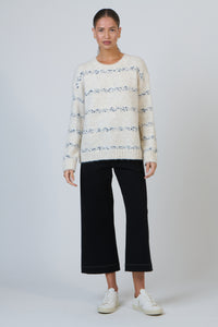Namastai Speckled Knit Jumper in Salt NAM-W30