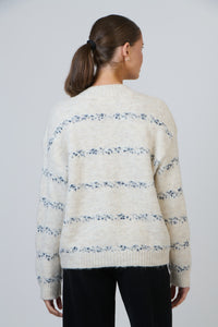 Namastai V-neck Cardigan in Salt NAM-W31