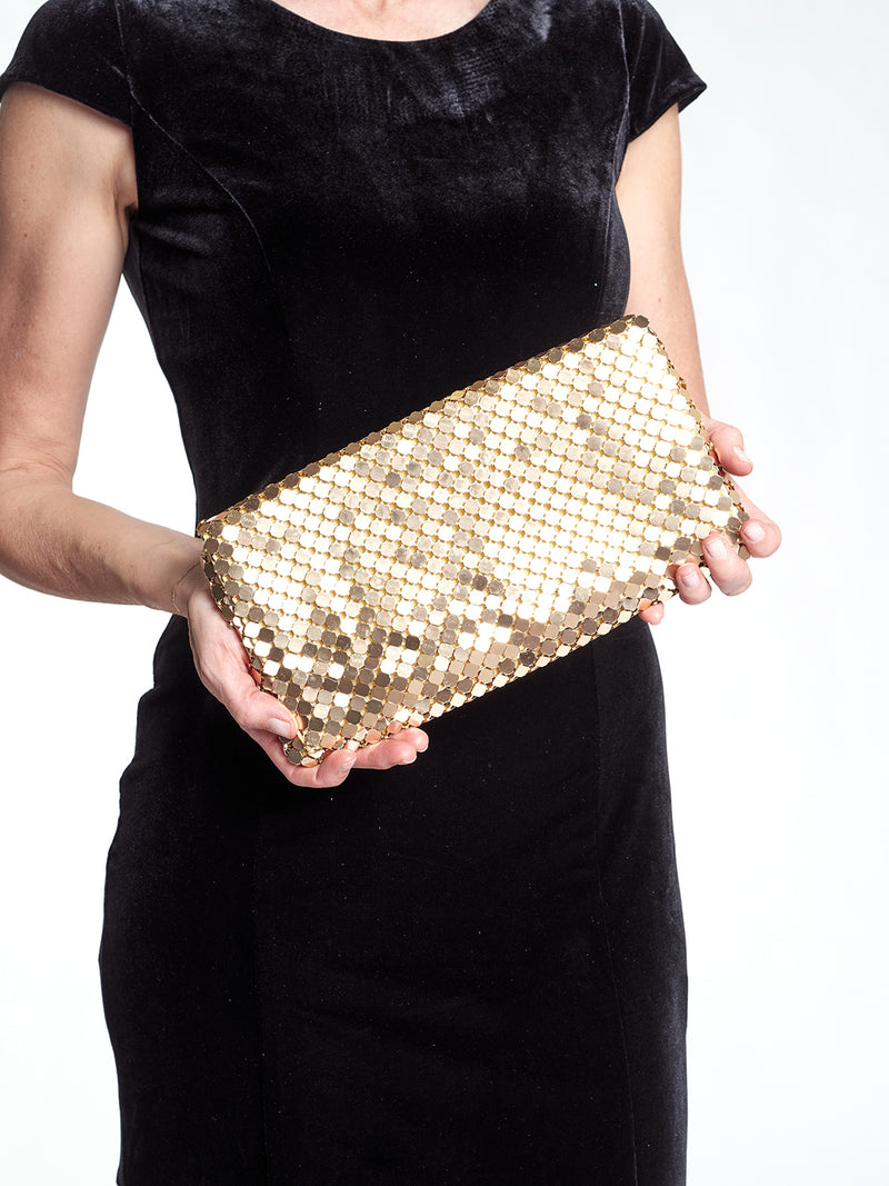 Honey & Beau All Night Glow Mesh Clutch HB24W1-07