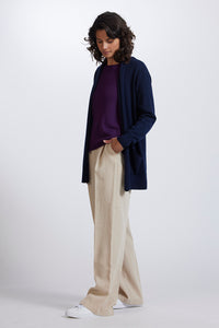 Royal Merino Open Front Long Cardigan RM2455