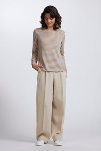 Royal Merino Tuck Stitch Stripe Jumper RM2515