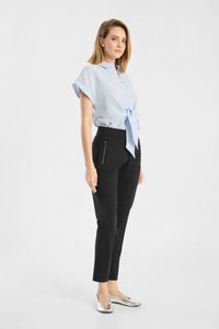 Raffaello Rossi Corry Hightech Jersey Pant in Black 005347/9987