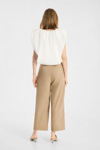 Raffaello Rossi Lisan 6/8 Cool Twill Pant in Toffee 508161/6910