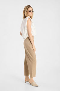 Raffaello Rossi Lisan 6/8 Cool Twill Pant in Toffee 508161/6910